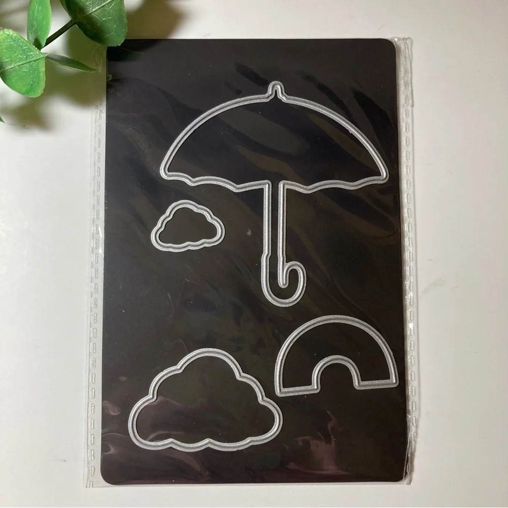 SOLD! CTMH • “When Skies are Grey” Clear Stamp and Die Set - Picture 4 of 8